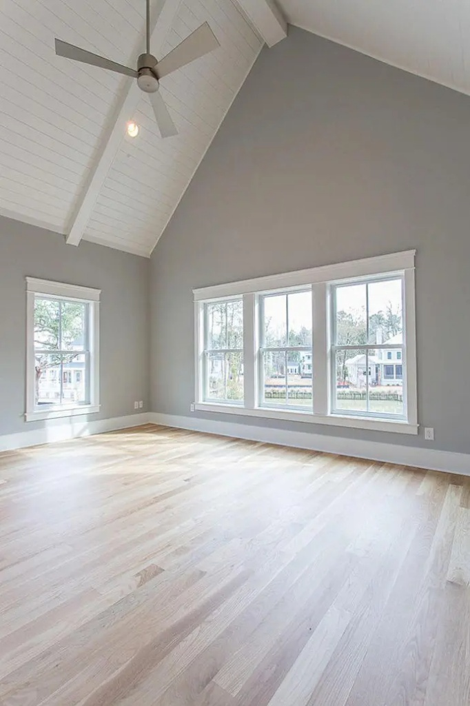Interior living room after painting